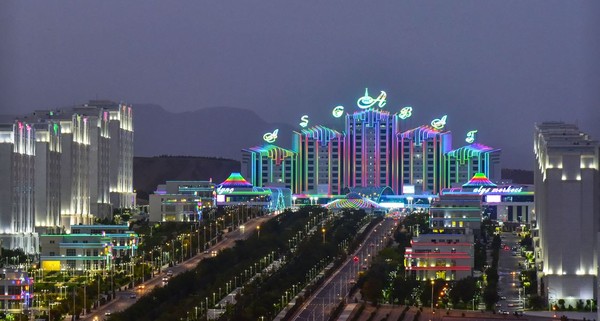 Newly constructed Ashgabat Shopping and Entertainment Center