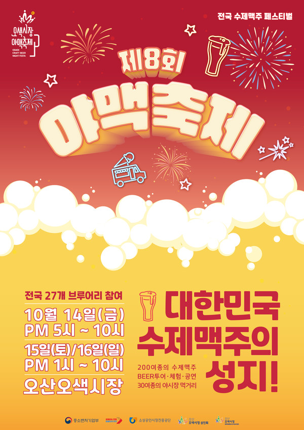 Poster of the 8th Night Beer Festival