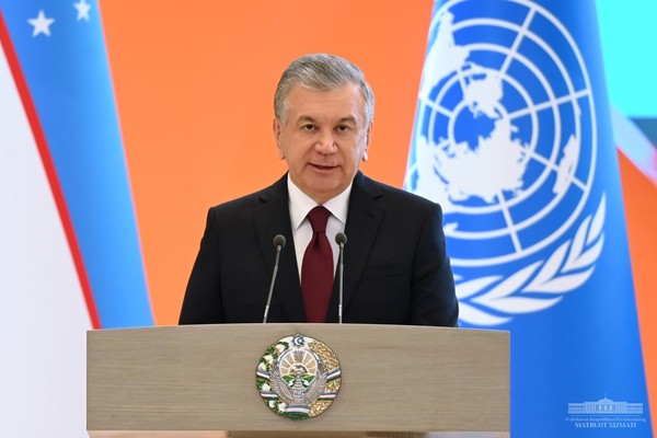 President of the Republic of Uzbekistan Shavkat Mirziyoyev gave a speech at the opening ceremony The Second World Conference on Early Childhood Care and Education, Tashkent, November 15, 2022