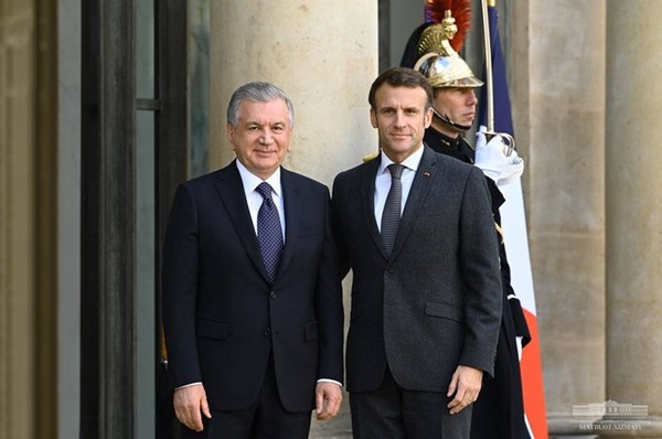 On November 22, President of the Republic of Uzbekistan Shavkat Mirziyoyev and President of France Emmanuel Macron held talks at the Elysee Palace in Paris.