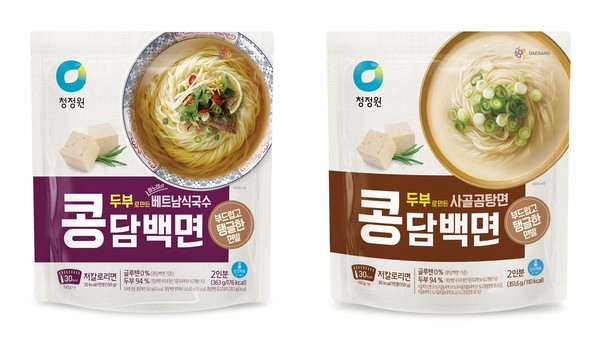 대상㈜ 청정원 콩담백면 동절기 신메뉴 2종