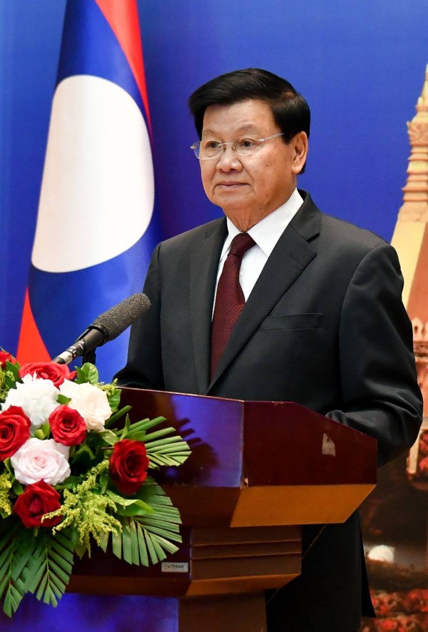 President Thongloun Sisoulith of the Lao PDR 