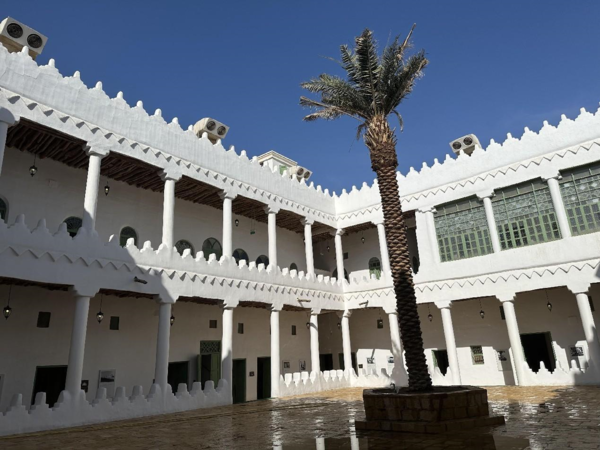 Photo shows the Murabba' Palace in Riyadh, Saudi Arabia. (Photo by Yan Huan/People's Daily)