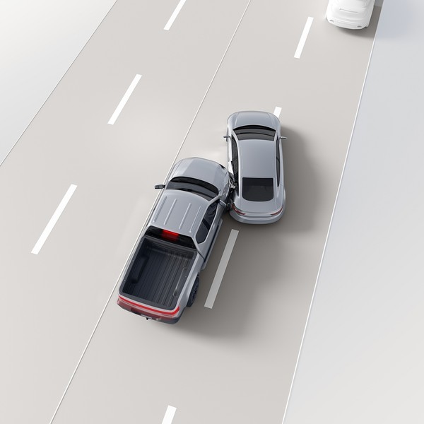 Off-zone collision detection system of Bosch