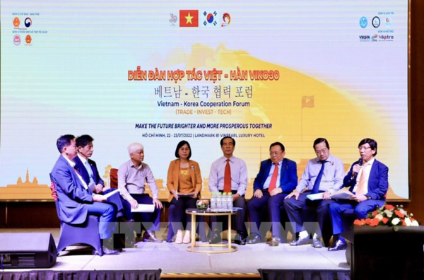 2022년 7월22일 호찌민시 랜드마크81에서 한국-베트남 협력 포럼 개막식이 열렸다. (사진출처: TTXVN VNA)