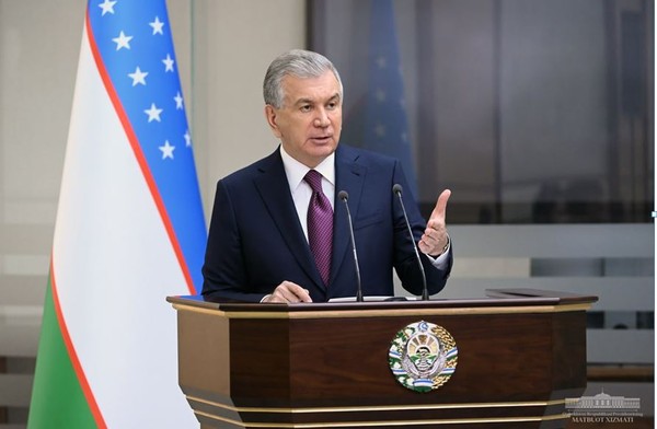 The National Defense Control Center of Uzbekistan hosted an expanded meeting of the Security Council. The President of the Republic of Uzbekistan, Supreme Commander-in-Chief of the Armed Forces Shavkat Mirziyoyev chaired the meeting, Tashkent, on January 13, 2023.