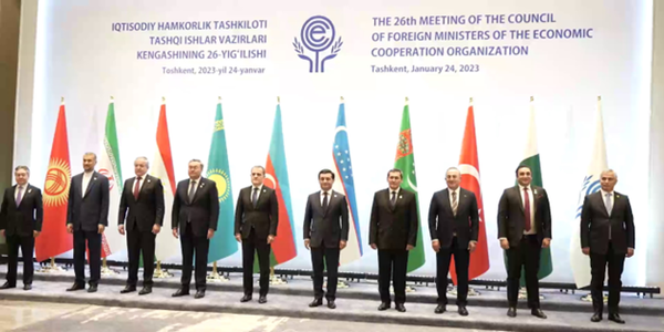 A meeting of the Council of Ministers of Foreign Affairs of the Economic Cooperation Organization was held in Tashkent, January 24, 2023