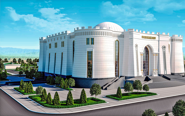 A model project of the historical and national museum in the new, modern administrative center of the Ahal region