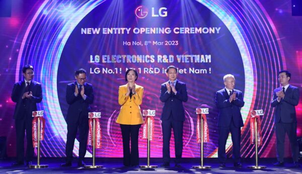 The opening ceremony for LG Electronics’ R&D subsidiary was held in Vietnam on March 8./ Courtesy of LG Electronics