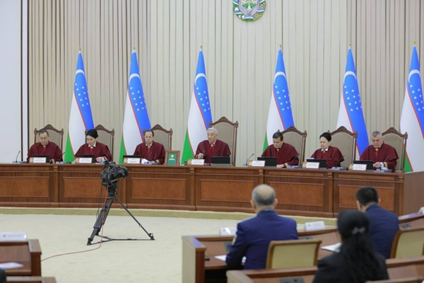 Meeting of the Constitutional Court of Uzbekistan, March 13, 2023, Tashkent.