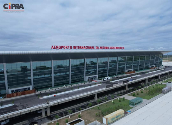 A well-developed Angolan international airport.