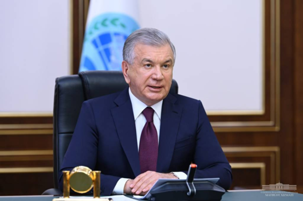 President of Uzbekistan Shavkat Mirziyoyev delivered a speech at the next meeting of the Council of Heads of SCO member states via videoconference, July 4.