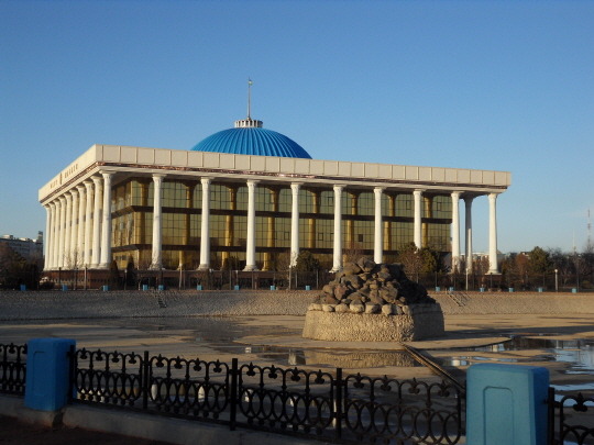The Capitol building in Tashkent, the capital of Uzbekistan