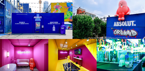 ▲ ‘ABSOLUT GROUND’, Pop-up store of ABSOLUT