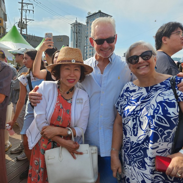 Kirt & gisella from America-Austria who attended the event to enjoy the day.