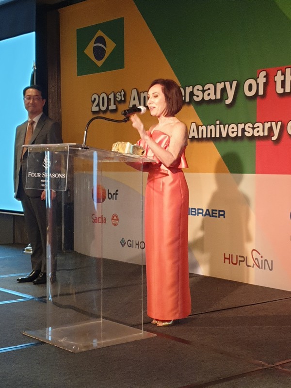 welcoming speech fromH.E. Márcia Donner Abreu
