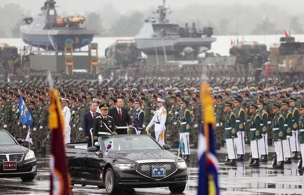 The 75th Armed Forces Day at Seoul Air Base in Seongnam,