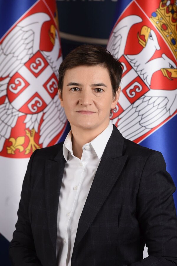 Prime Minister Ms. Ana Brnabic of the Republic of Serbia
