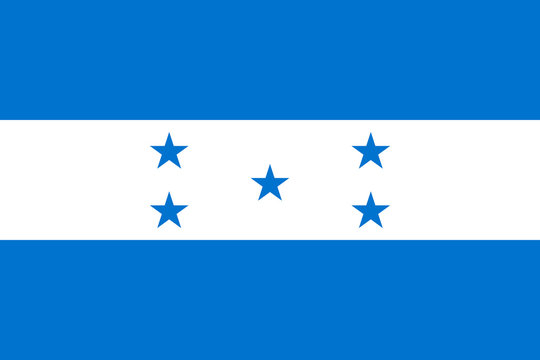 The National Fla of the Republic of Honduras