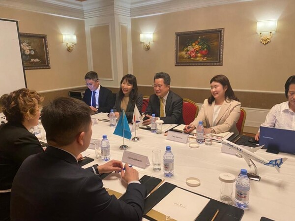 The respective aviation authorities of Kazakhstan and South Korea agreed to increase the number of weekly flights