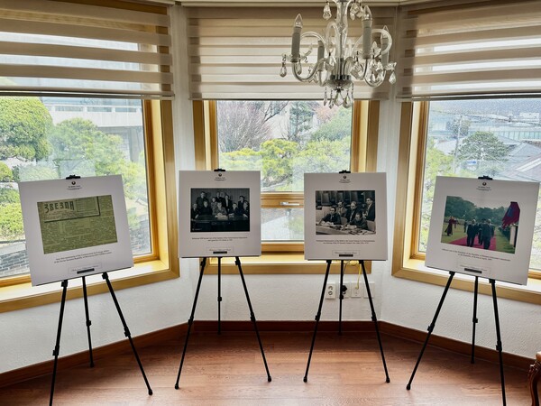 Exhibition of photos with explanation  on “105 years of the modern Belarusian Diplomatic service
