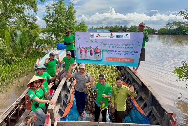 SK Innovation’s mangrove restoration project in Vietnam. (Source: SK Innovation)