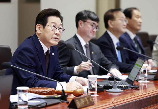 President Lee Jae-myung’s remarks at the cabinet meeting (Source: Yonhap News)