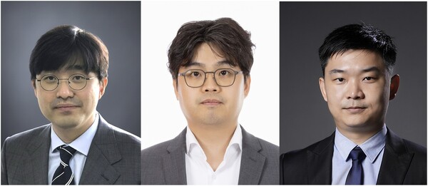 KAIST·고려대·홍콩대 공동 연구팀. 왼쪽부터 김지태·오승주·티안슈 자오 교수. (출처: KAIST)