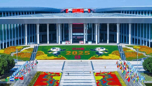 Photo shows the National Exhibition and Convention Center (Shanghai) in east China's Shanghai, the venue of the 8th China International Import Expo. (Photo/Wang Chu)