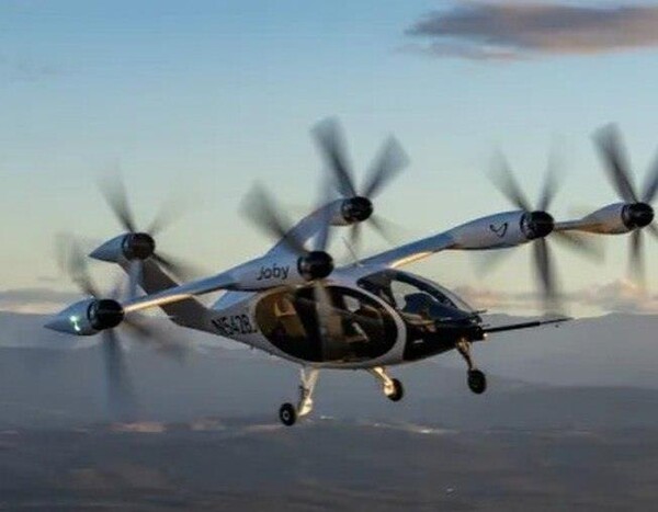 Joby Aviation’s eVTOL air taxi model. (Source: Times of Central Asia capture)