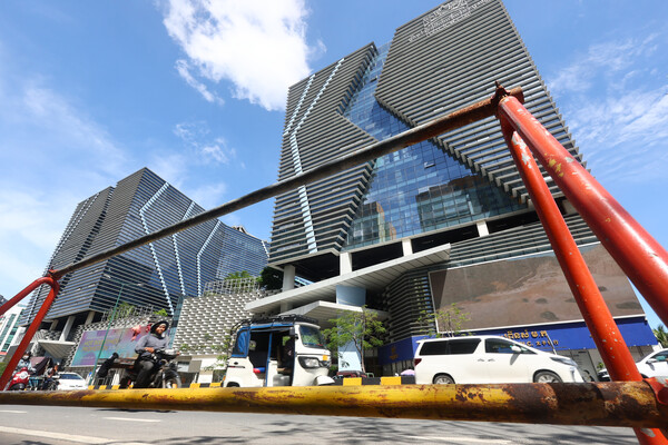 Prince Group headquarters in Phnom Penh, Cambodia (Source: Yonhap News)