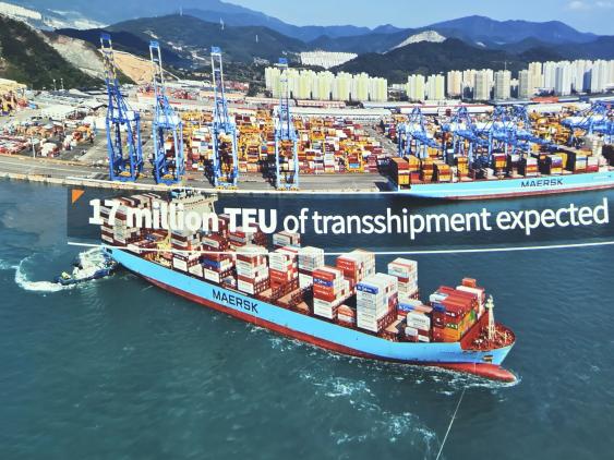 Busan Port, Korea’s largest port and a key logistics hub in Northeast Asia